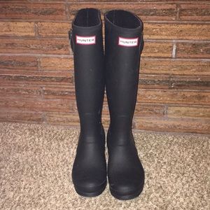 Matte Black Hunter Boots